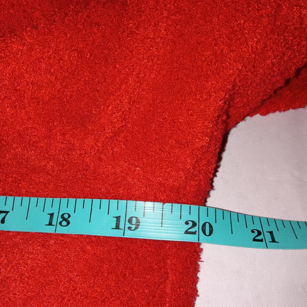 Nwot Sandro Sport Vintage Red Teddy Lined Blazer Small - Picture 10 of 12